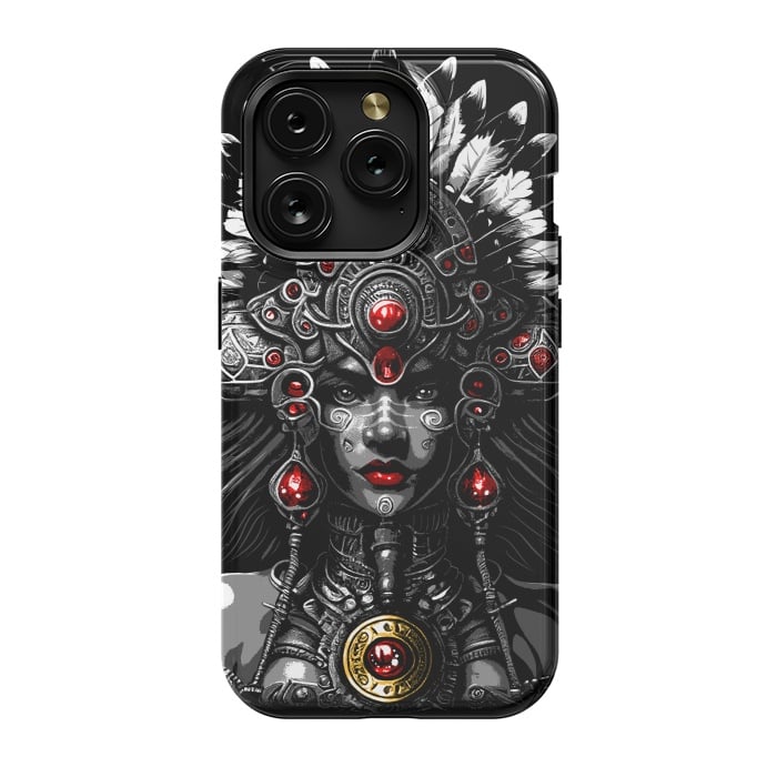 iPhone 15 Pro StrongFit Aztec Princess by Alberto