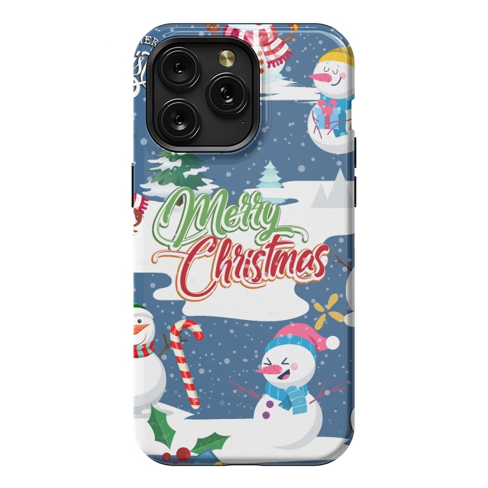 iPhone 15 Pro Max StrongFit Snowman 3 by Bledi