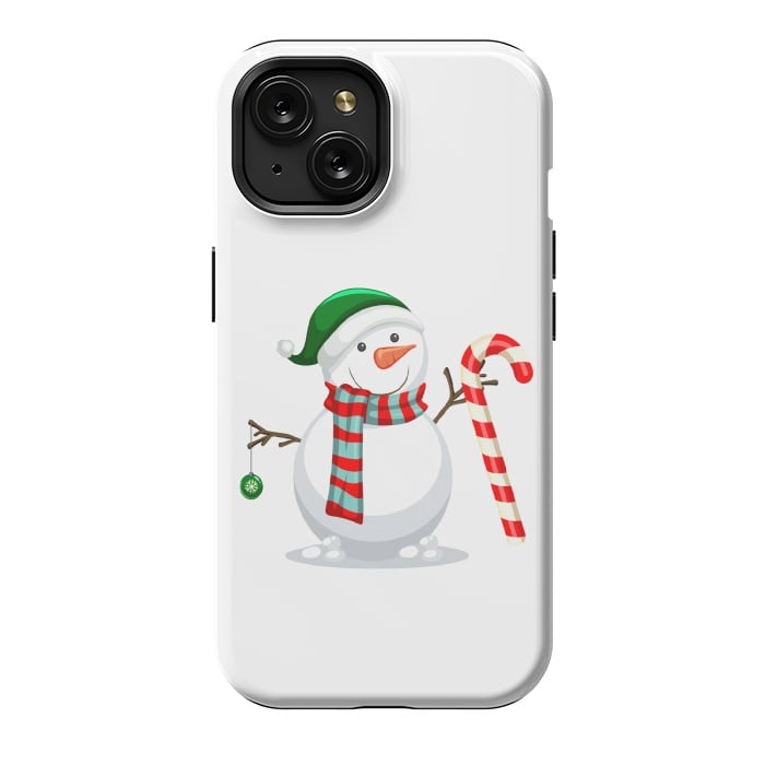 iPhone 15 StrongFit Snowman by Bledi