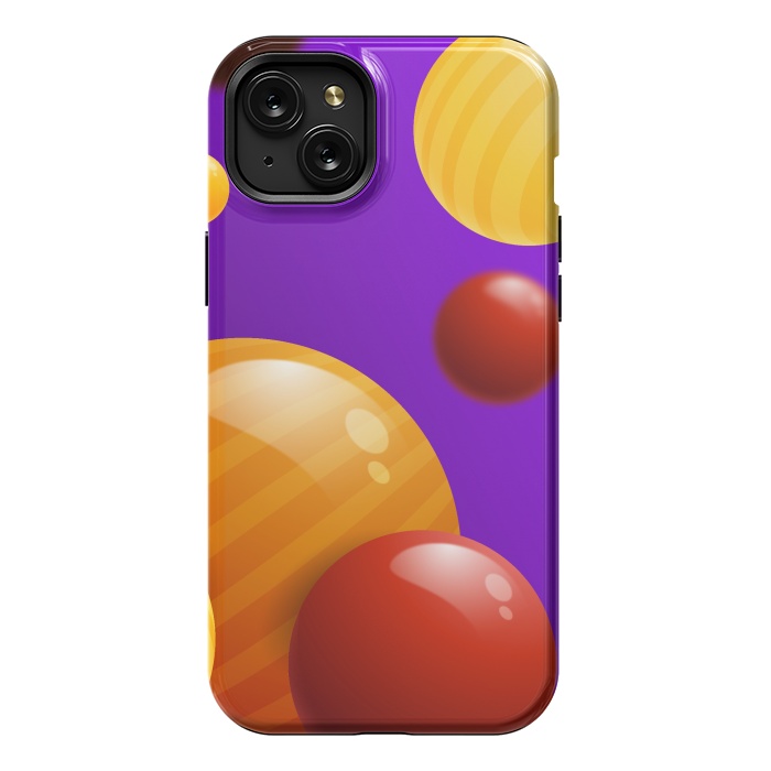 iPhone 15 Plus StrongFit 3D Spheres 1 by Bledi