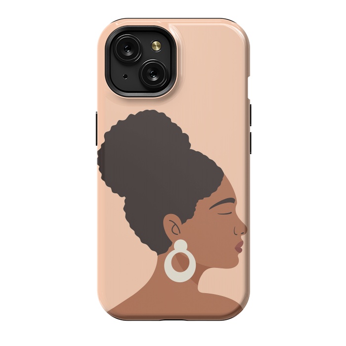 iPhone 15 StrongFit Afro Girl by ArtPrInk