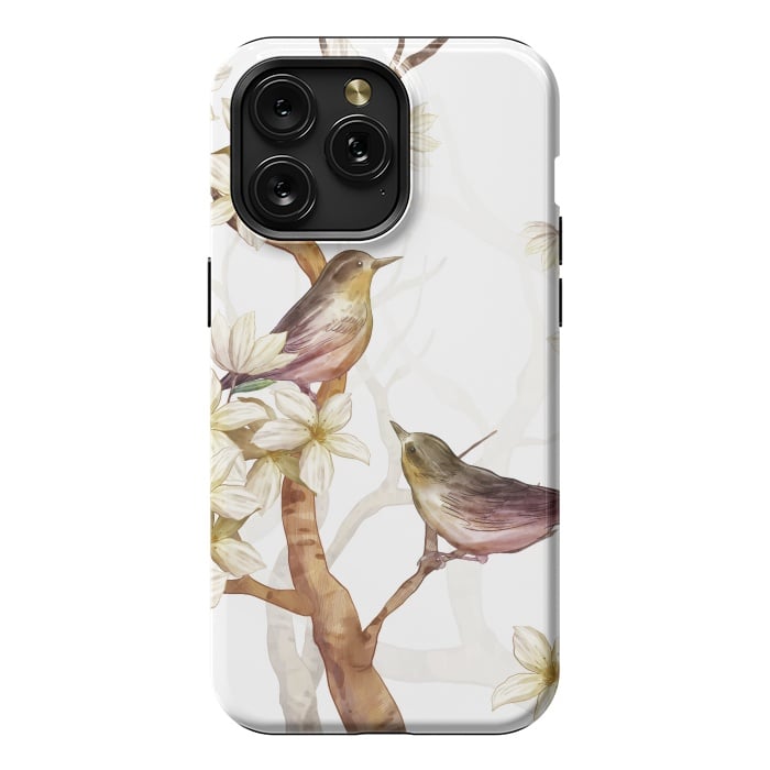 iPhone 15 Pro Max StrongFit Birds in the Spring by Bledi