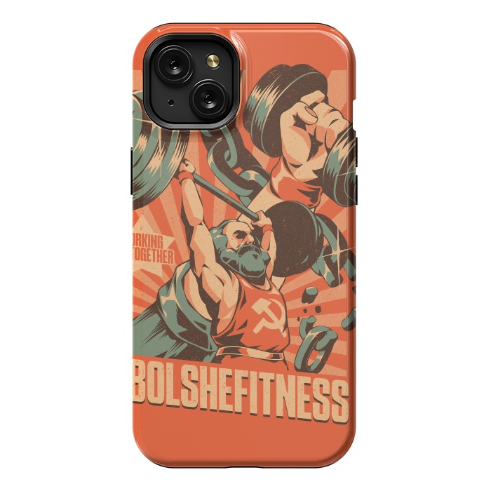 iPhone 15 Plus StrongFit Bolshefitness by Ilustrata