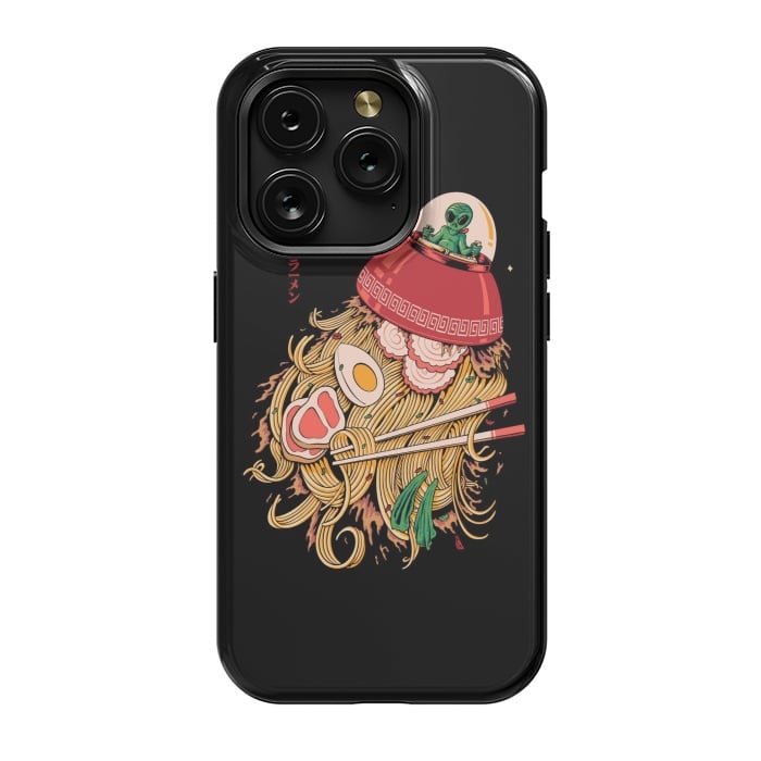iPhone 15 Pro StrongFit Alien Ramen Invasion by Afif Quilimo