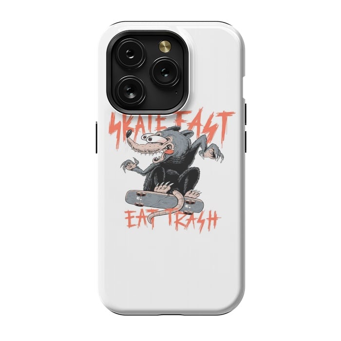 iPhone 15 Pro StrongFit Skate Fast Eat Trash by Afif Quilimo