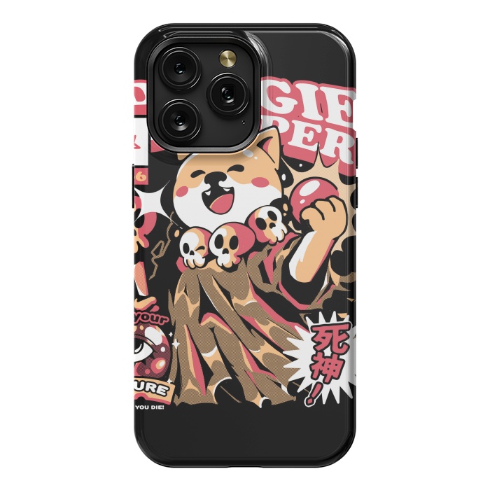 iPhone 15 Pro Max StrongFit Doggie Reaper by Ilustrata