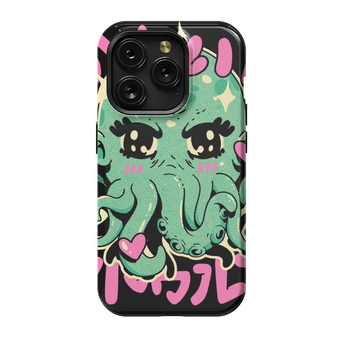 iPhone 15 Pro StrongFit Cutethulhu Loves by Ilustrata