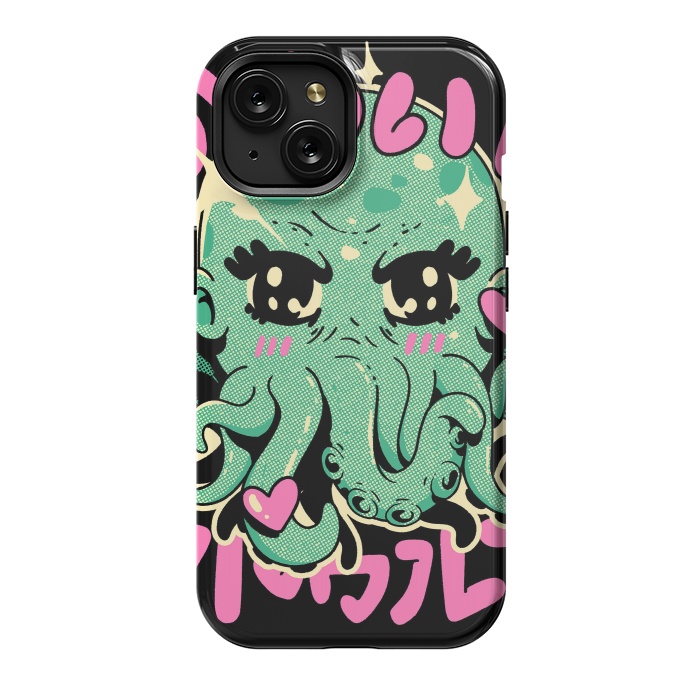 iPhone 15 StrongFit Cutethulhu Loves by Ilustrata
