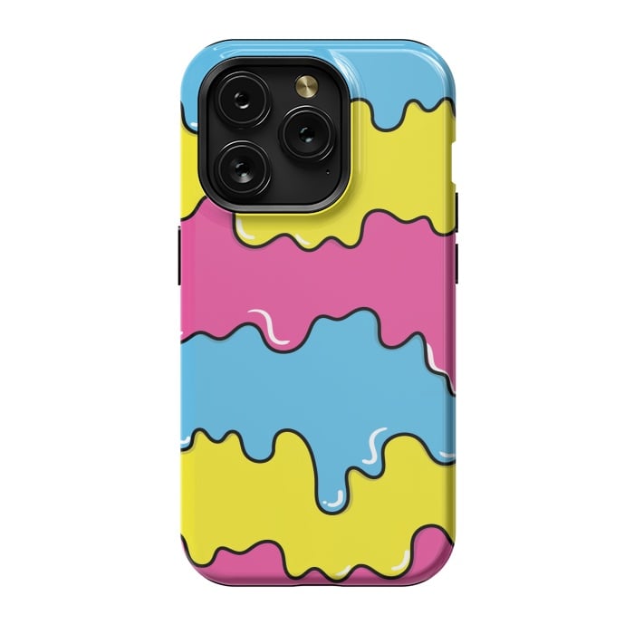 iPhone 15 Pro StrongFit Melted colors by Coffee Man