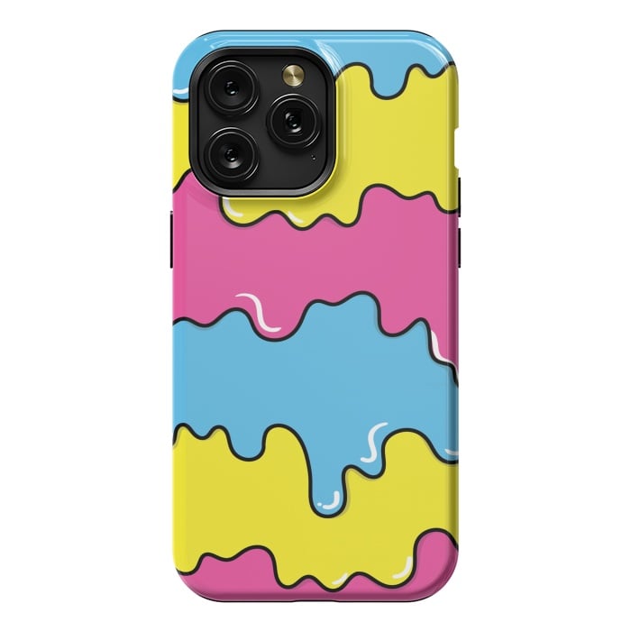 iPhone 15 Pro Max StrongFit Melted colors by Coffee Man
