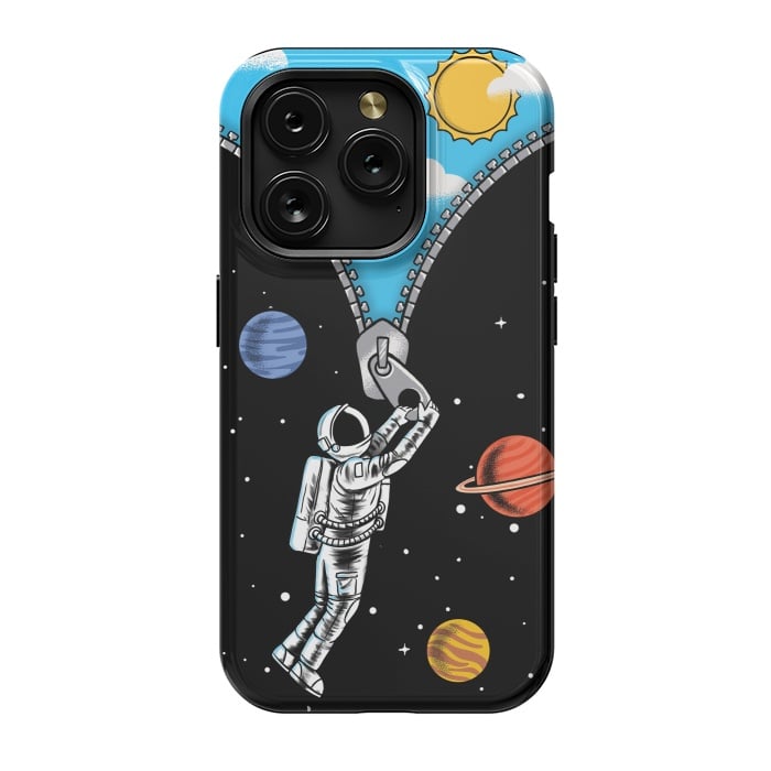 iPhone 15 Pro StrongFit Space and sky by Coffee Man