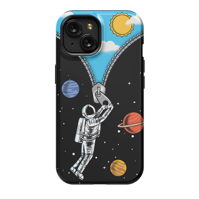 iPhone 15 StrongFit Space and sky by Coffee Man