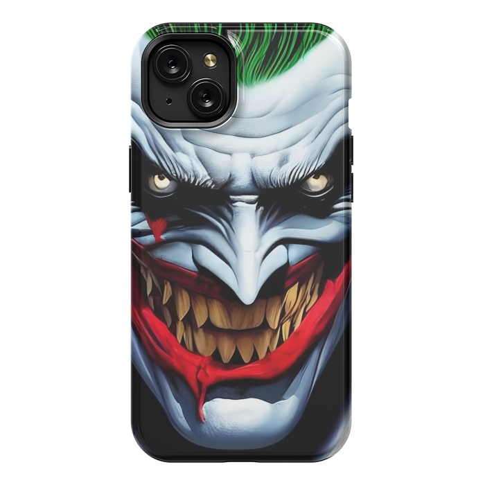 iPhone 15 Plus StrongFit Why so Serious? by Mitxel Gonzalez