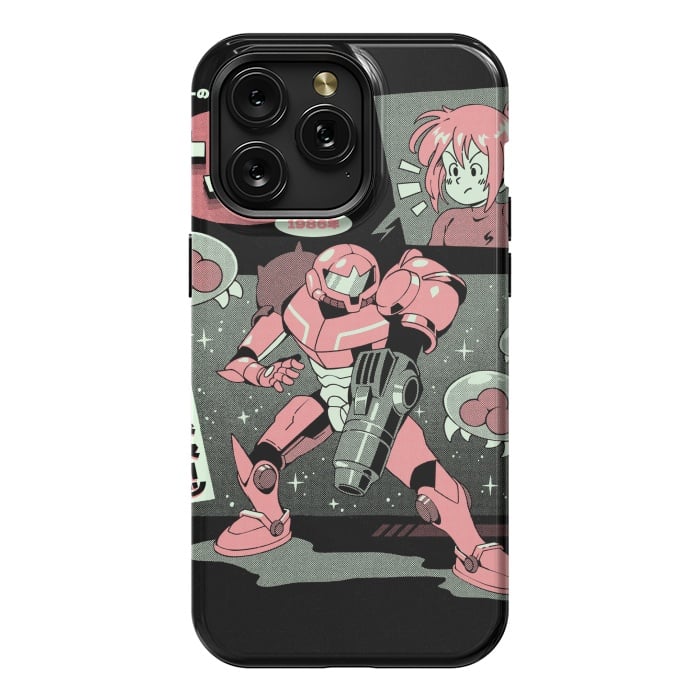 iPhone 15 Pro Max StrongFit Bounty Hunter From Space by Ilustrata