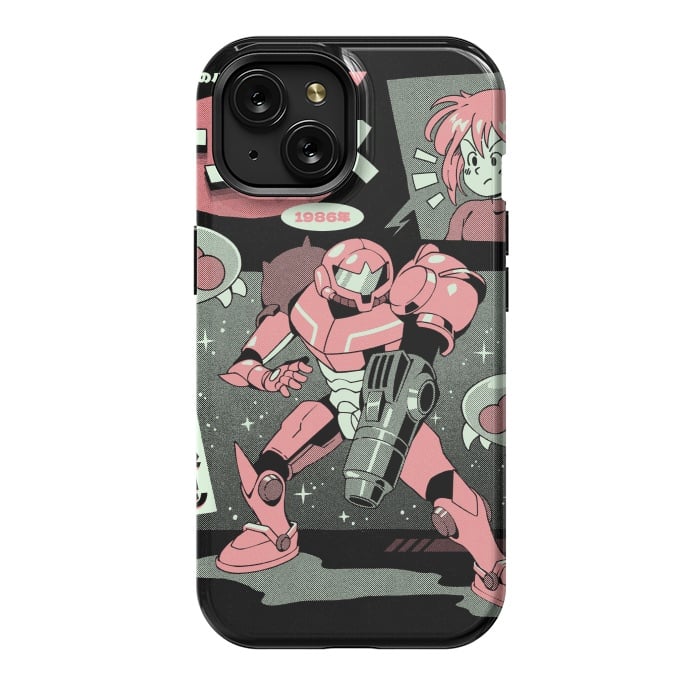 iPhone 15 StrongFit Bounty Hunter From Space by Ilustrata