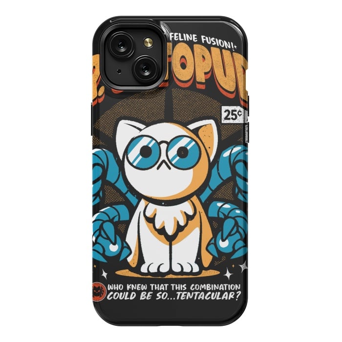 iPhone 15 Plus StrongFit Dr. Octopurr by Ilustrata