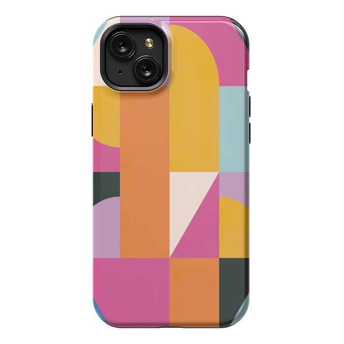 iPhone 15 Plus StrongFit Abstract geometric  by Winston