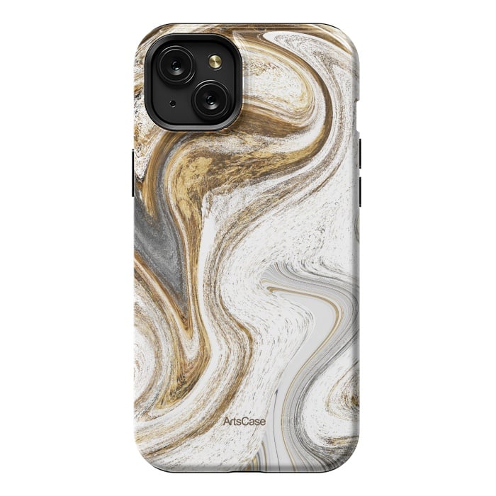 iPhone 15 Plus StrongFit Brown Coffee by ArtsCase