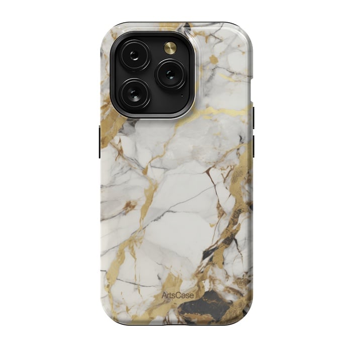 iPhone 15 Pro StrongFit Gold dust by ArtsCase