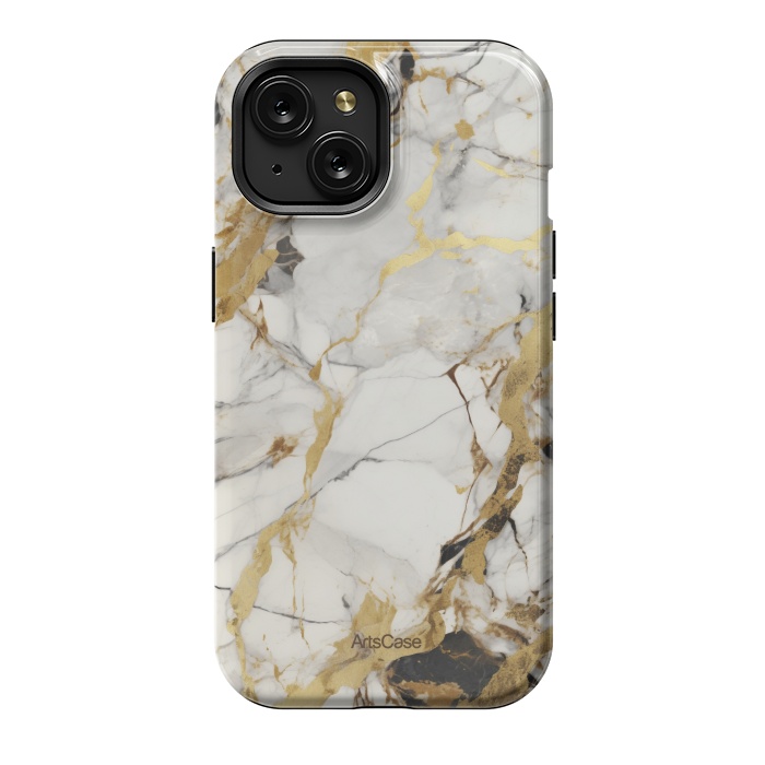 iPhone 15 StrongFit Gold dust by ArtsCase
