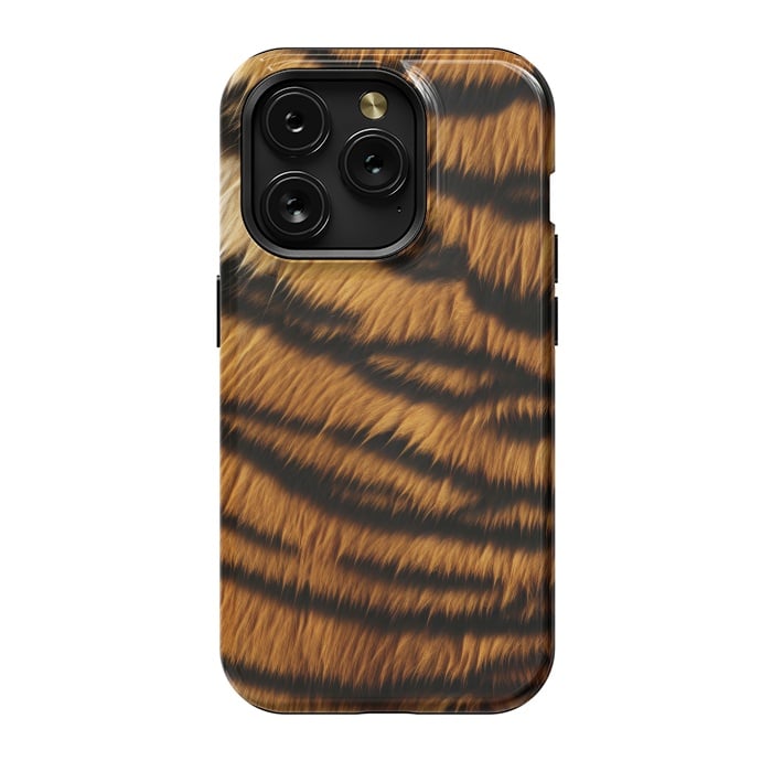 iPhone 15 Pro StrongFit Tiger Skin by ArtsCase