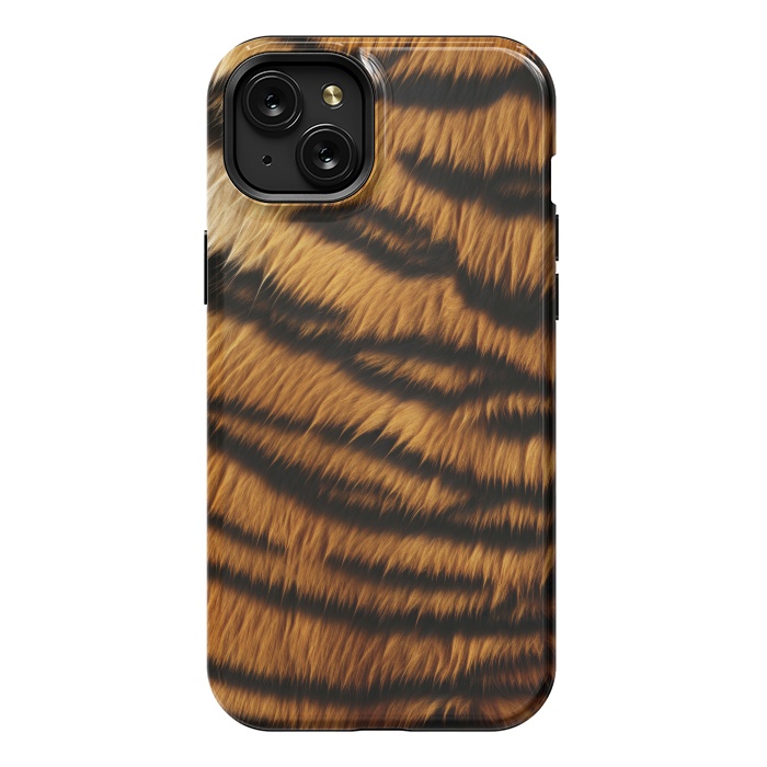 iPhone 15 Plus StrongFit Tiger Skin by ArtsCase