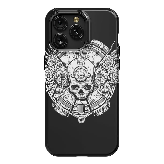 iPhone 15 Pro Max StrongFit Aztec Skull by Winston