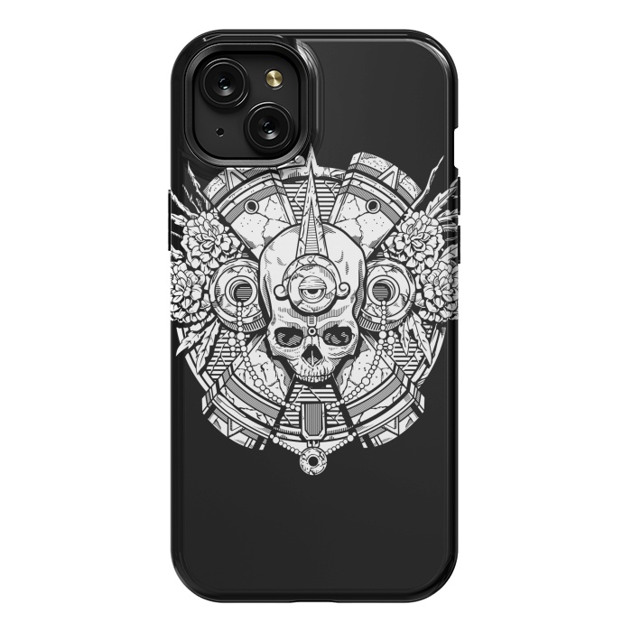 iPhone 15 Plus StrongFit Aztec Skull by Winston
