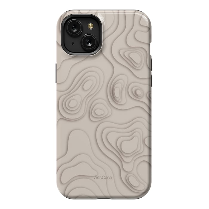 iPhone 15 Plus StrongFit Minimalist curves by ArtsCase