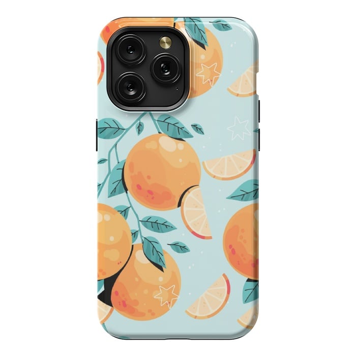 iPhone 15 Pro Max StrongFit Orange Juice by ArtsCase