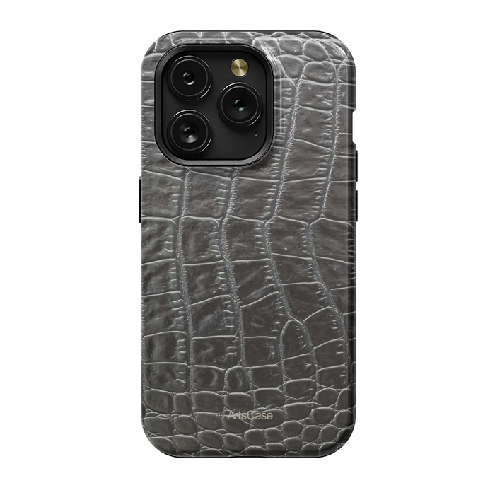 iPhone 15 Pro StrongFit Snake Leather by ArtsCase
