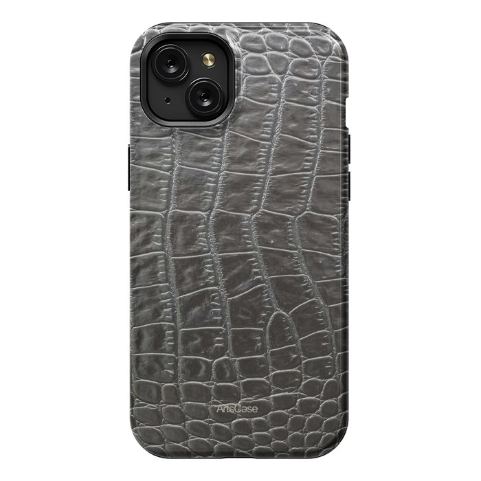 iPhone 15 Plus StrongFit Snake Leather by ArtsCase