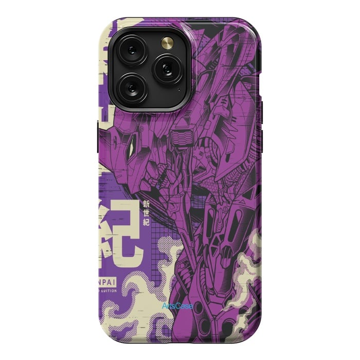 iPhone 15 Pro Max StrongFit Enter a New Reality: Immerse Yourself in the Enigmatic World of Eva by ArtsCase