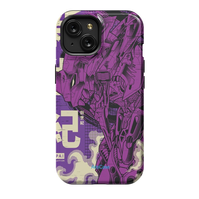 iPhone 15 StrongFit Enter a New Reality: Immerse Yourself in the Enigmatic World of Eva by ArtsCase
