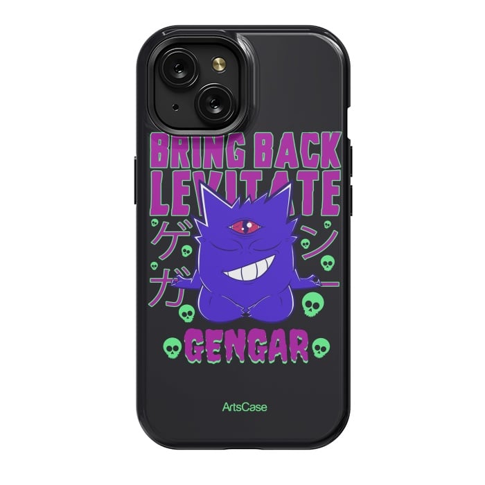iPhone 15 StrongFit Hauntingly Delightful: Bring Home the Mischief with Gengar-Inspired by ArtsCase