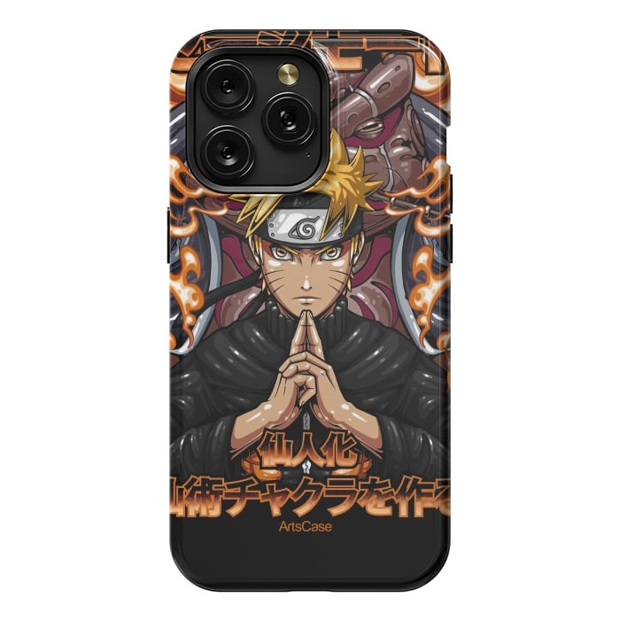 iPhone 15 Pro Max StrongFit Embrace the Ninja Way: Discover a World of Courage and Strength with Naruto-Inspired by ArtsCase