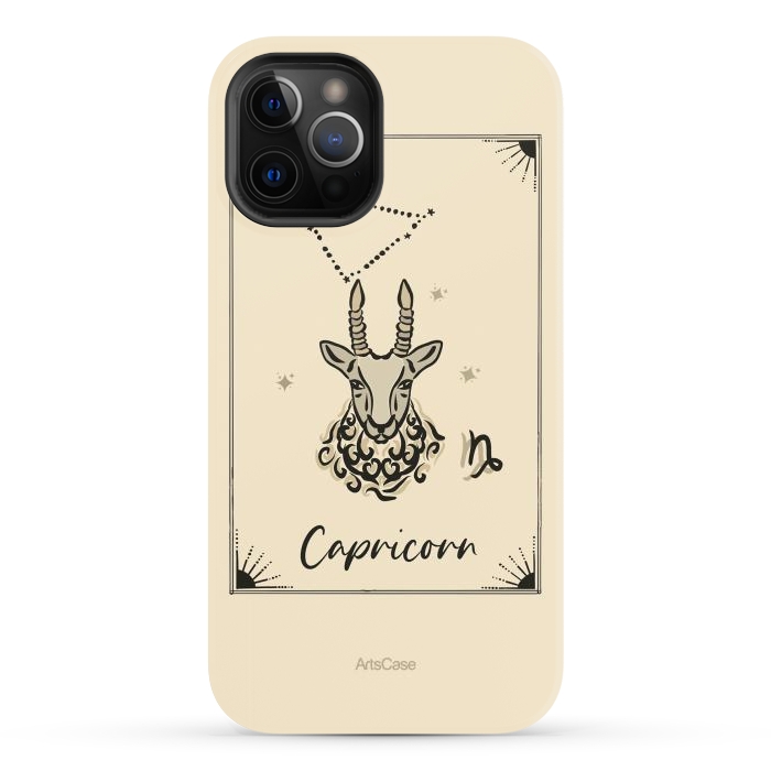 iPhone 12 Pro Max StrongFit Capricorn by ArtsCase