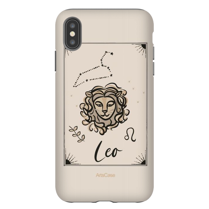 iPhone Xs Max StrongFit Leo by ArtsCase