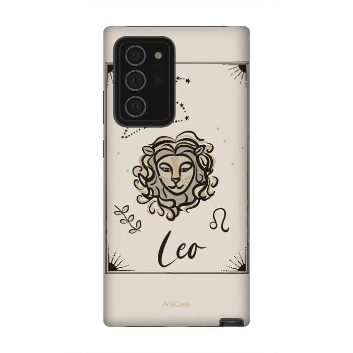 Galaxy Note 20 Ultra StrongFit Leo by ArtsCase
