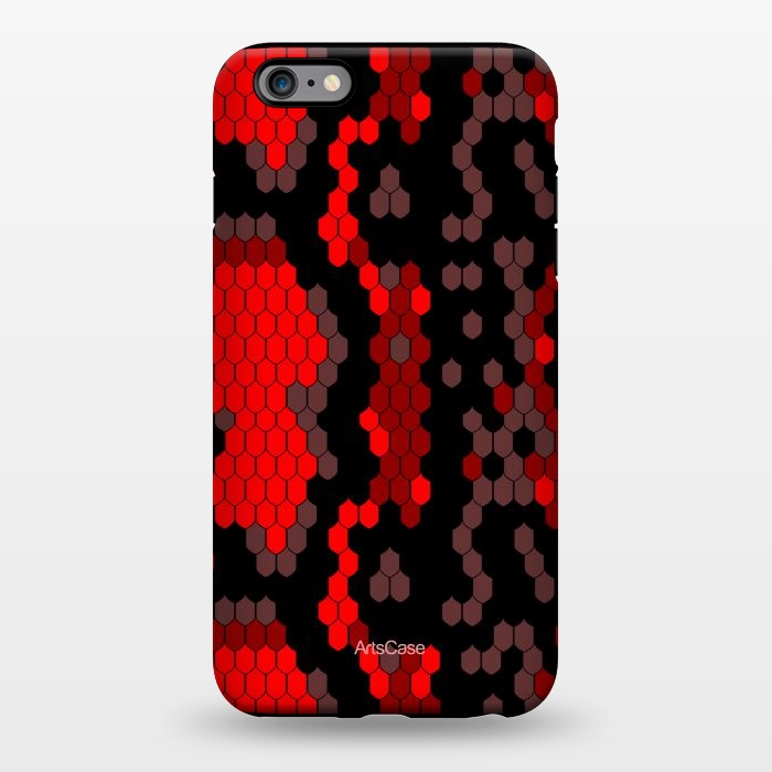 iPhone 6/6s plus StrongFit Wild Red Snake by ArtsCase