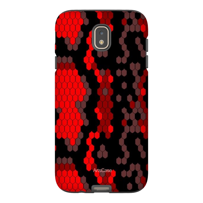 Galaxy J7 StrongFit Wild Red Snake by ArtsCase