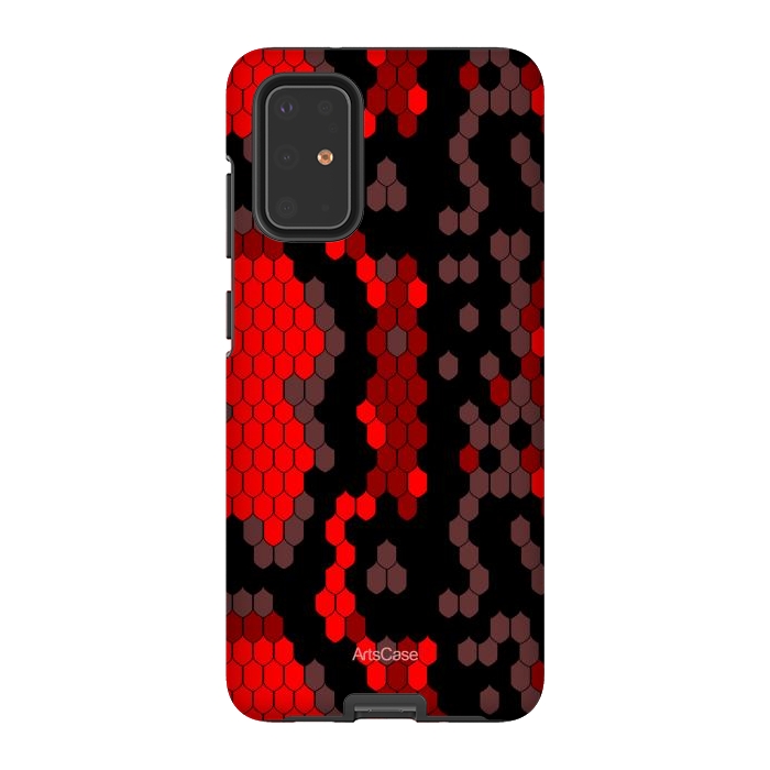 Galaxy S20 Plus StrongFit Wild Red Snake by ArtsCase