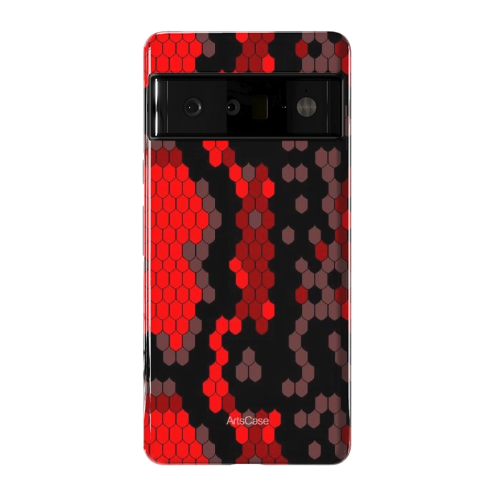 Pixel 6 Pro StrongFit Wild Red Snake by ArtsCase
