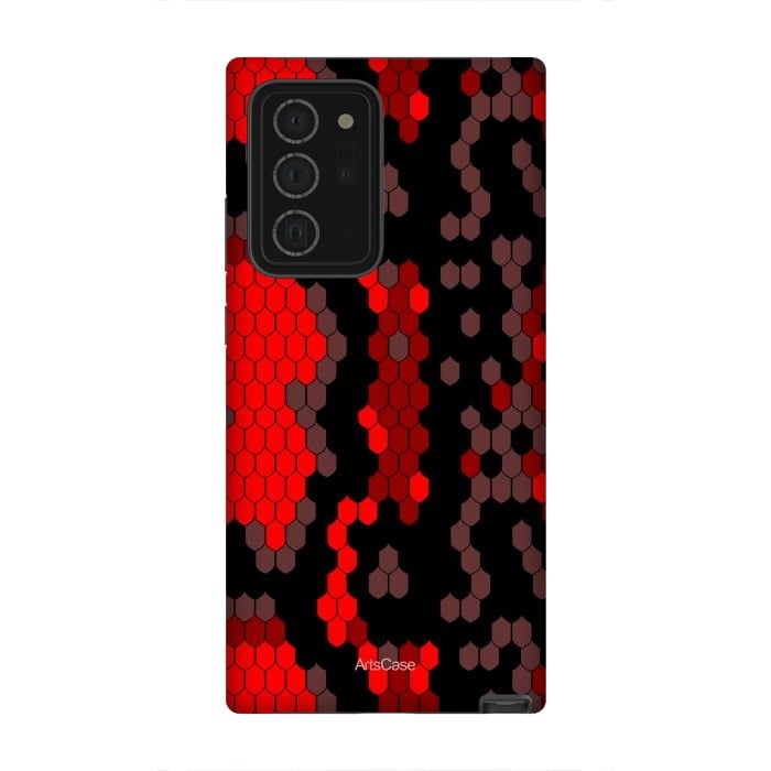 Galaxy Note 20 Ultra StrongFit Wild Red Snake by ArtsCase