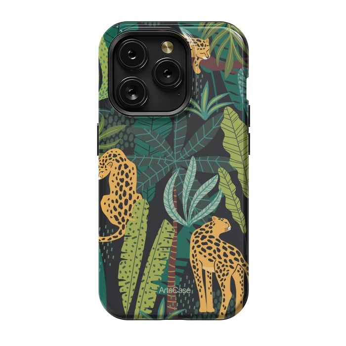 iPhone 15 Pro StrongFit Morning Jungle by ArtsCase