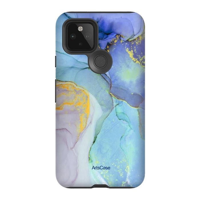 Pixel 5 StrongFit Ink Paint Abstract Marble by ArtsCase