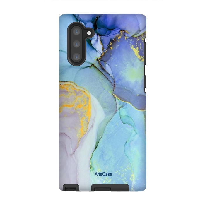 Galaxy Note 10 StrongFit Ink Paint Abstract Marble by ArtsCase