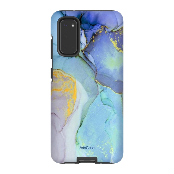 Galaxy S20 StrongFit Ink Paint Abstract Marble by ArtsCase