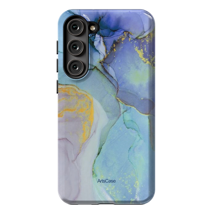Galaxy S23 Plus StrongFit Ink Paint Abstract Marble by ArtsCase