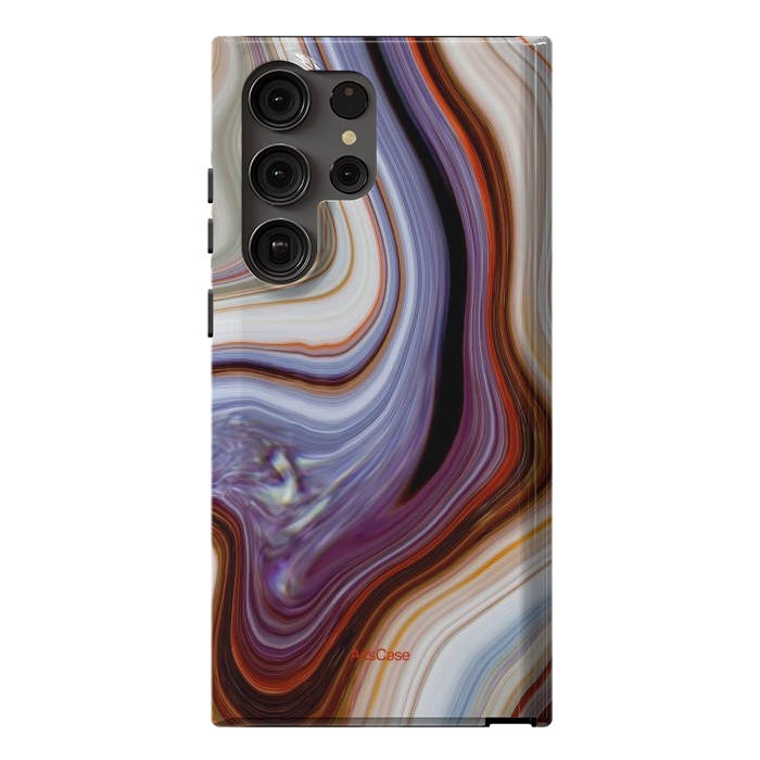 Galaxy S23 Ultra StrongFit Brown Marble Pattern by ArtsCase